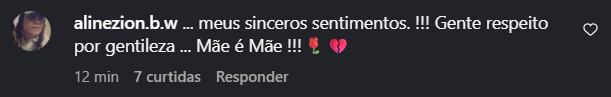 Comentários sobre a morte da mãe de Mel Maia. Foto: Instagram