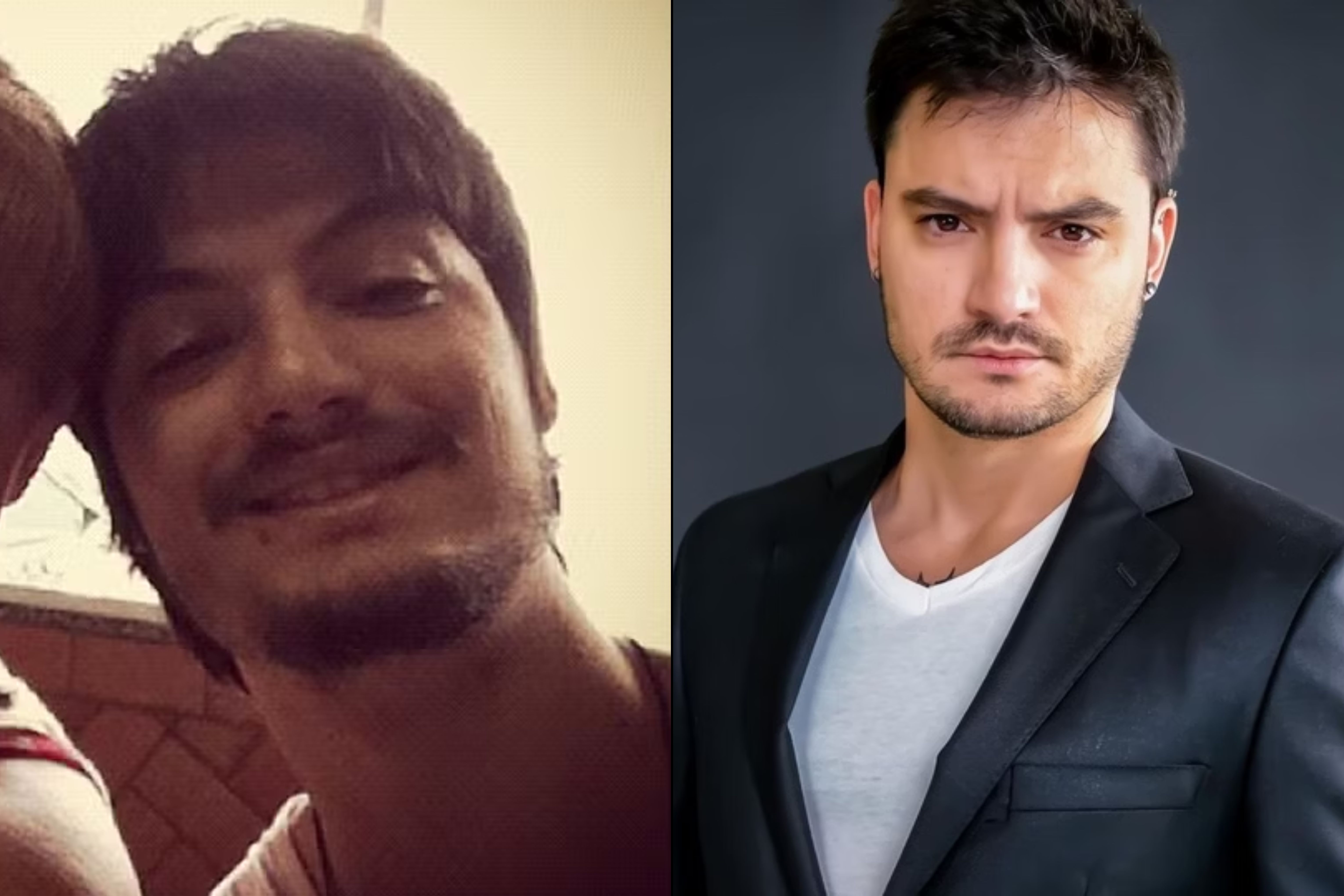 Antes e depois de Felipe Neto Reprodução