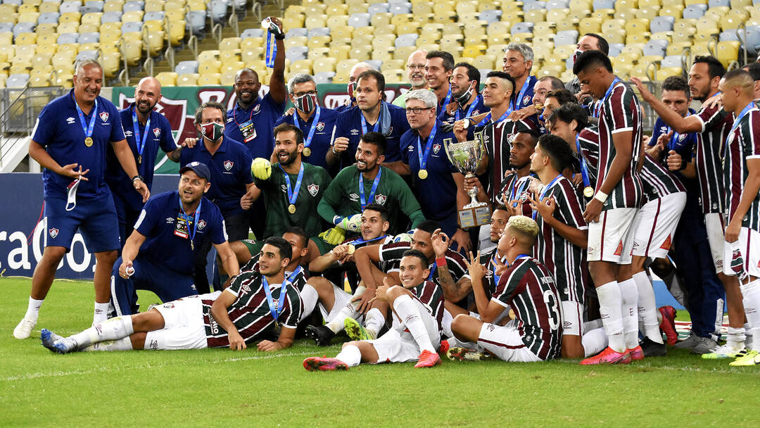 Fluminense campeão. Foto: Mailson Santana e Lucas Merçon/FFC