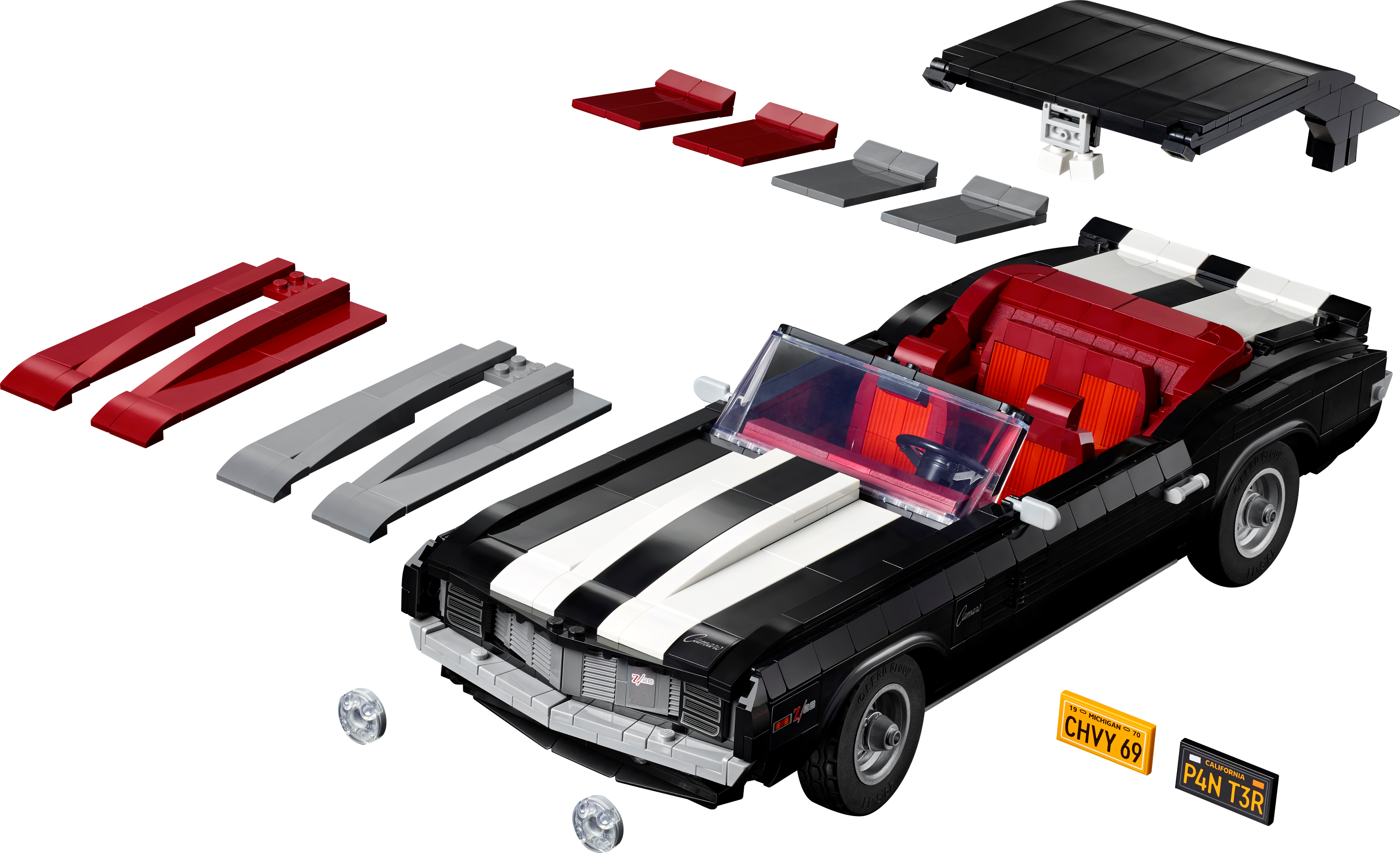 Camaro Z28 da Lego. Foto: Divulgação