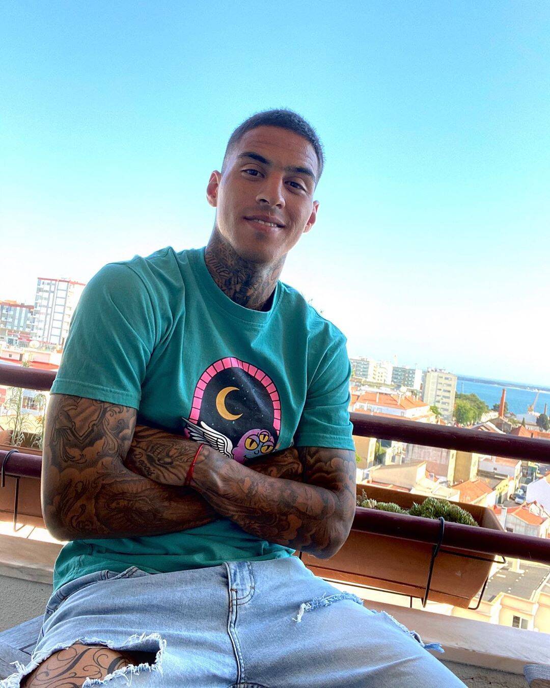 Jogador brasileiro em Portugal. Foto: Instagram