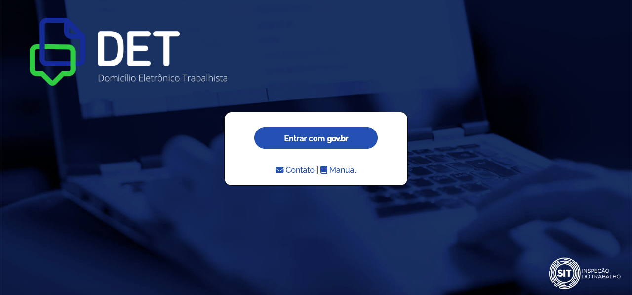 Vá até o site do DET - https://det.sit.trabalho.gov.br/; Reprodução / DET