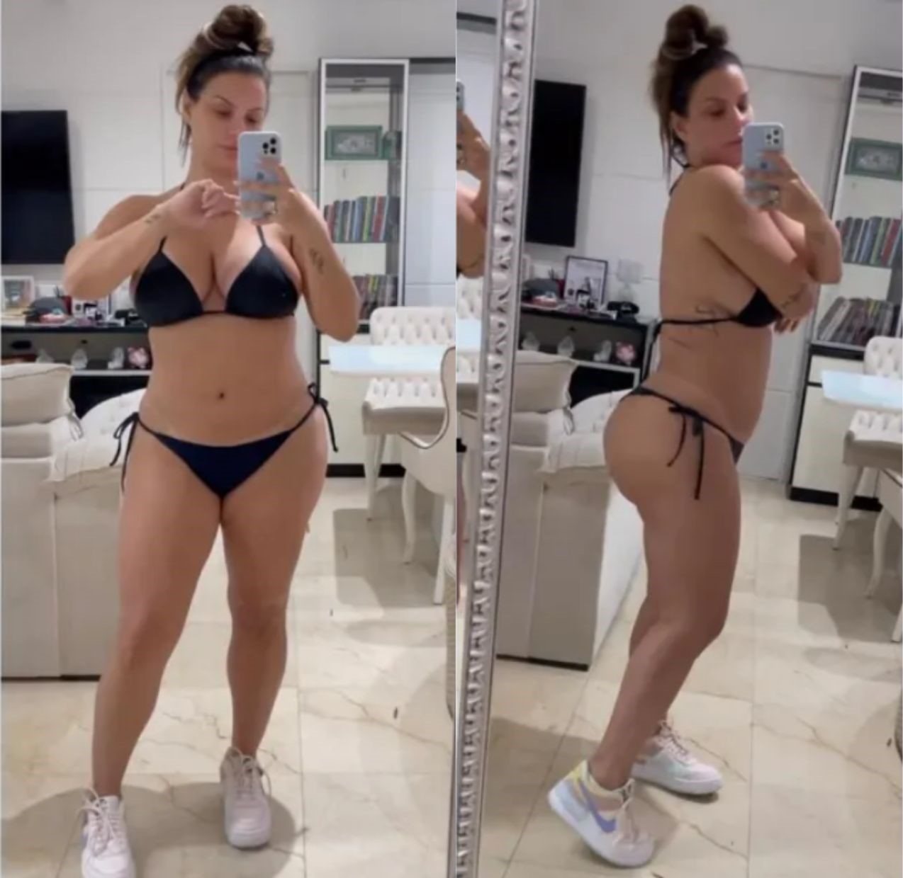 Carol Dias desabafa após engordar 15 kg; veja antes e depois. Foto: Reprodução