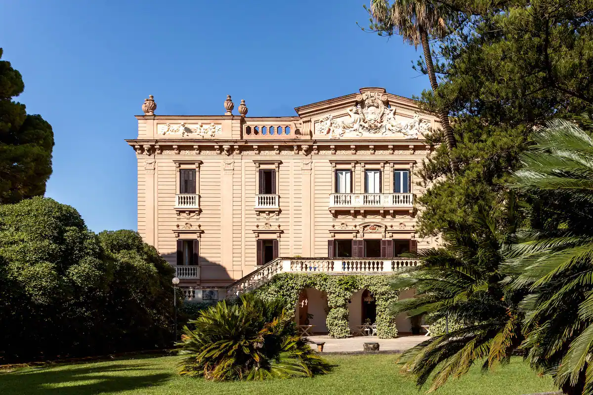 Villa Tasca, construção luxuosa vista em 'The White Lotus'. Foto: Divulgação/Airbnb 