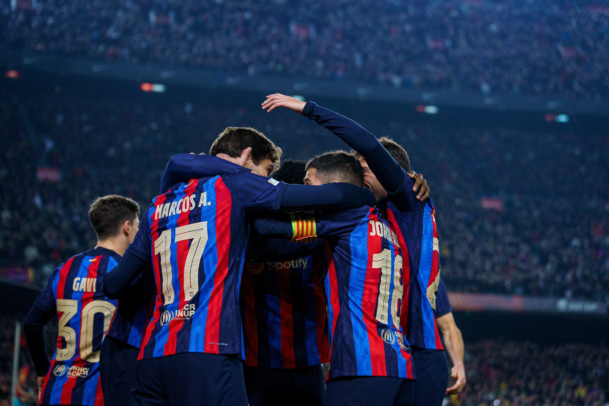 Barcelona x United. Foto: Reprodução/Twitter - 16.02.23