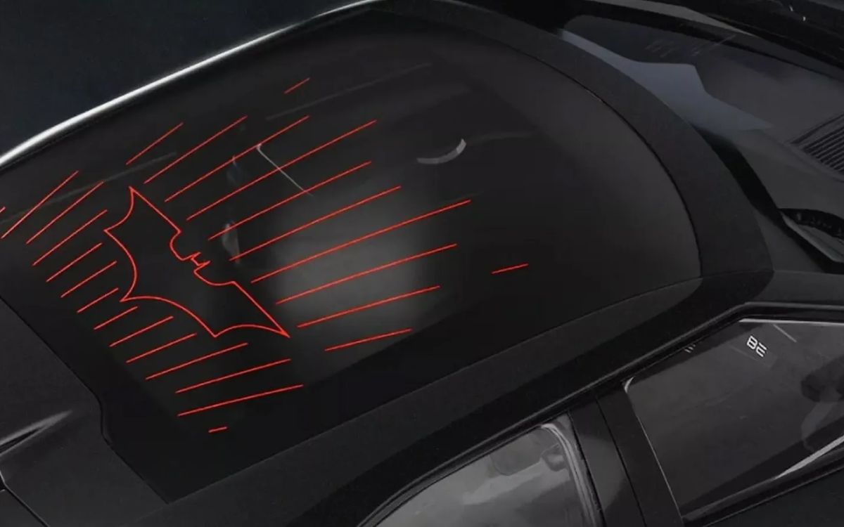 Teto solar do Mahindra BE 6 Batman Edition. Foto: Divulgação/Mahindra 