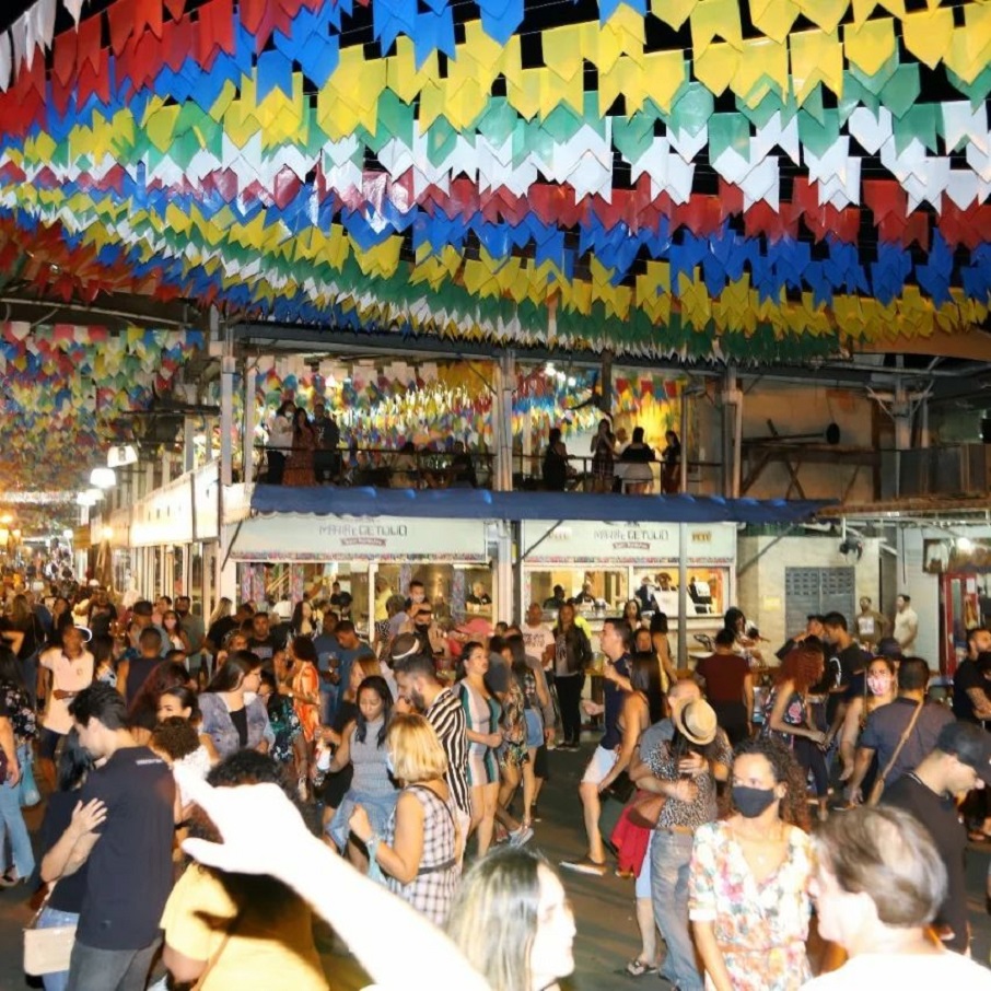 A Feira de São Cristóvão, na zona norte do Rio. Foto: Reprodução/Instagram 03.03.2023