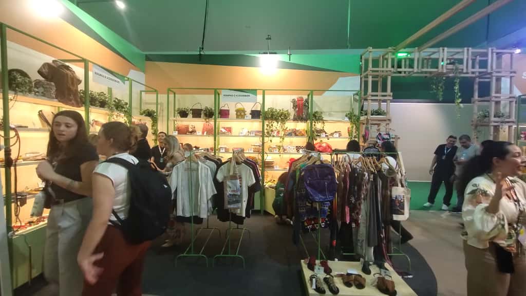 Stand Brasil Biomarket.. Foto:  Michelle Valente / enviada especial do Portal iG