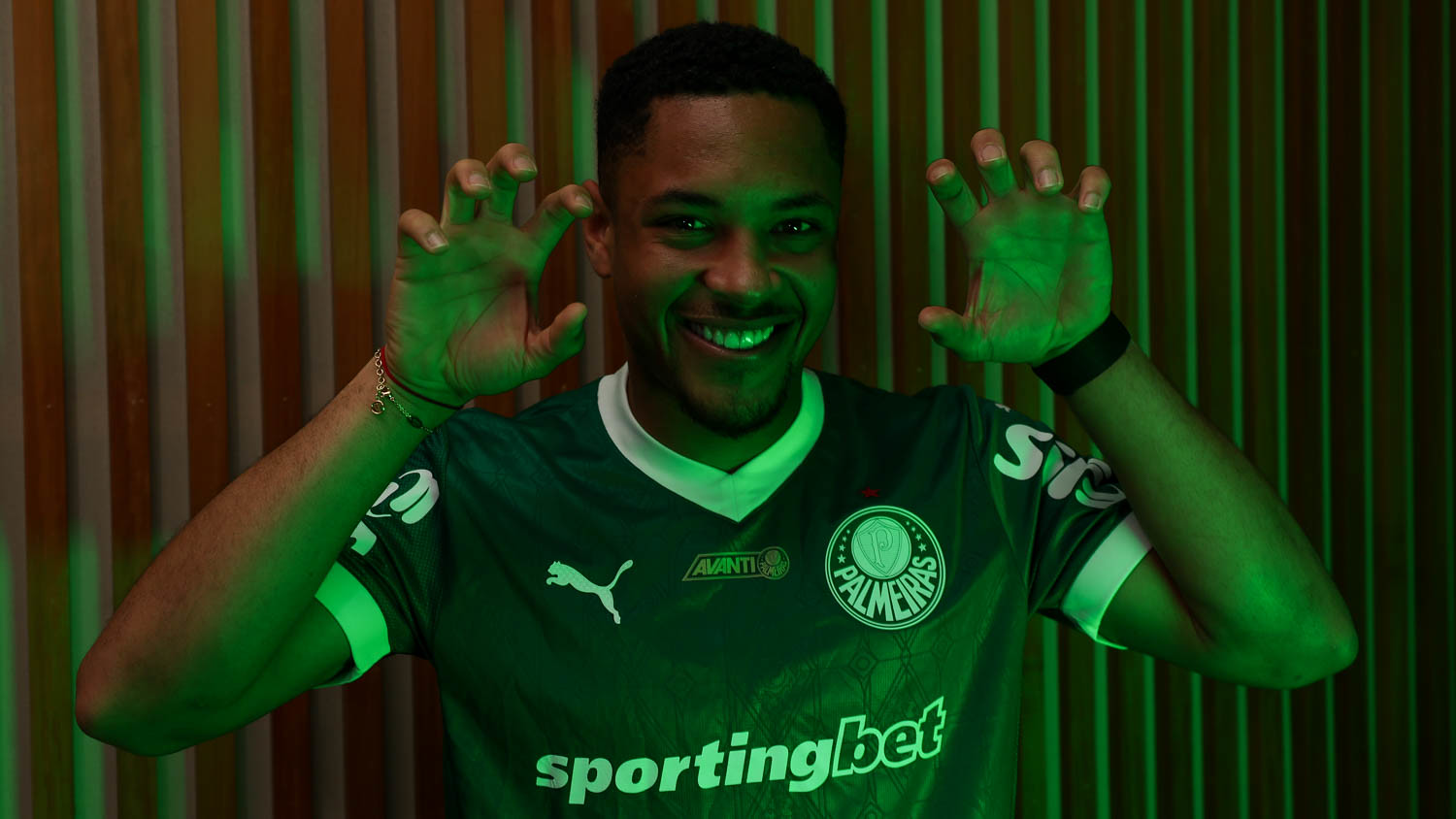 Vitor Roque. Foto: Cesar Greco/Palmeiras
