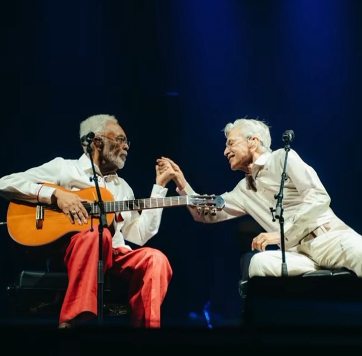 Gilberto Gil e Caetano Veloso. Foto: Reprodução: Instagram