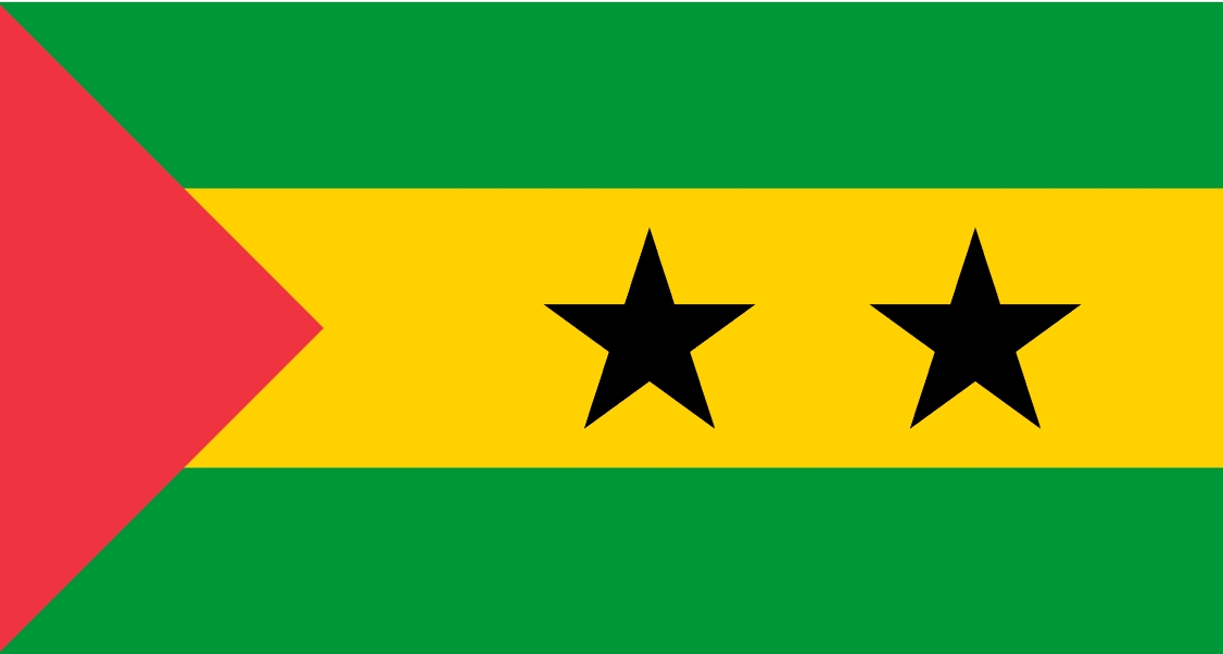 São Tomé e Príncipe - Era um arquipélago desabitado até a chegada dos portugueses, em 1470. O rico solo vulcânico e a proximidade com a linha do equador propiciam o cultivo de açúcar, café e cacau.  Ficou livre do jugo de Portugal em 1975.  Reprodução: Flipar