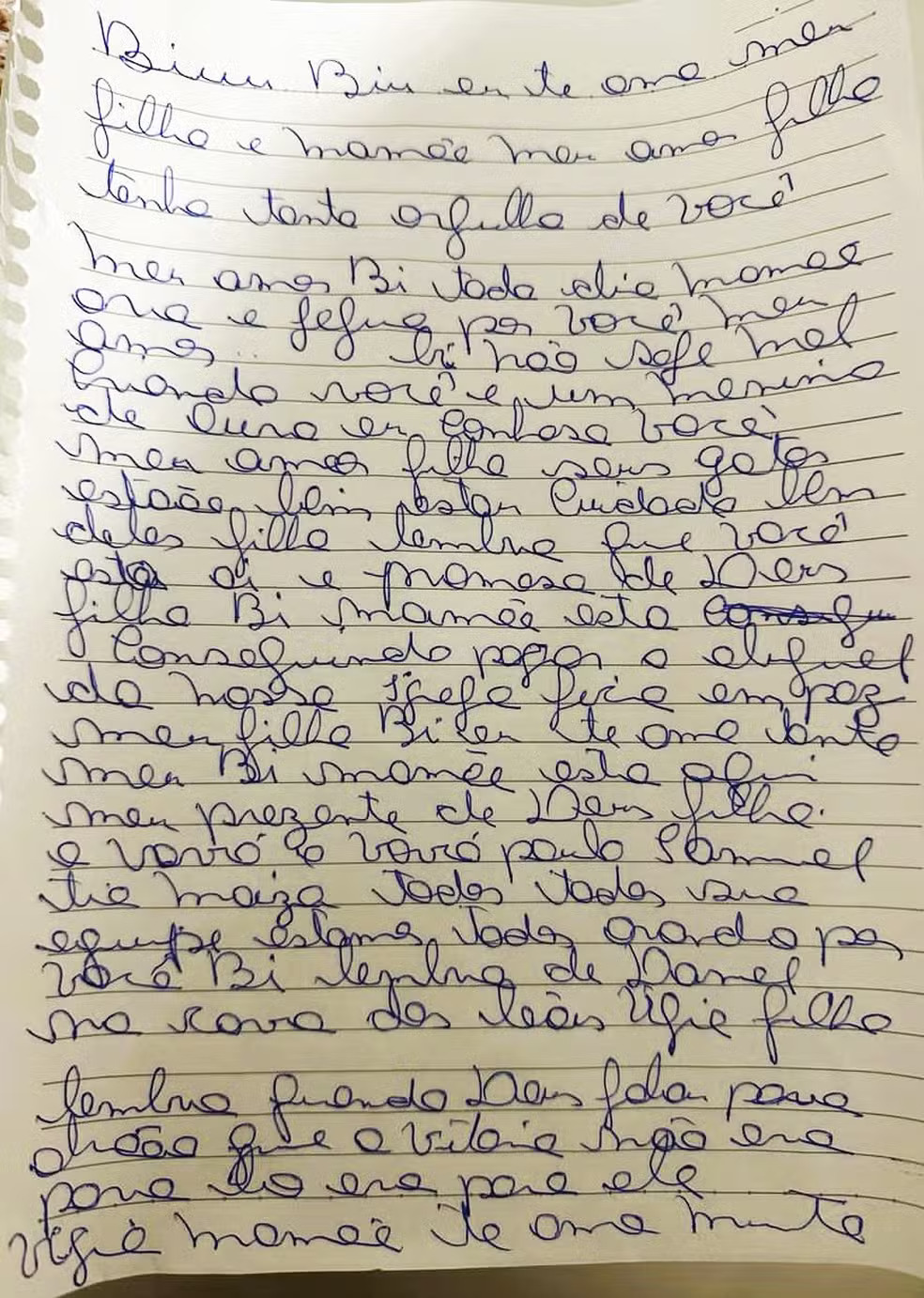 Carta para MC Bin Laden Divulgação/Globo