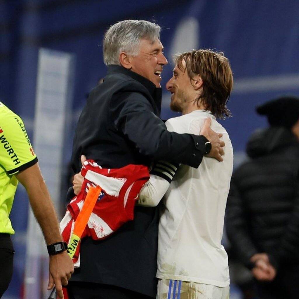 Carlo Ancelotti Reprodução/Instagram