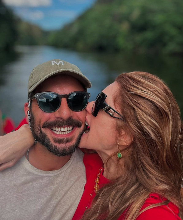 Leticia Spiller e Franclim Mendes. Foto: Reprodução: Instagram/@arealspiller