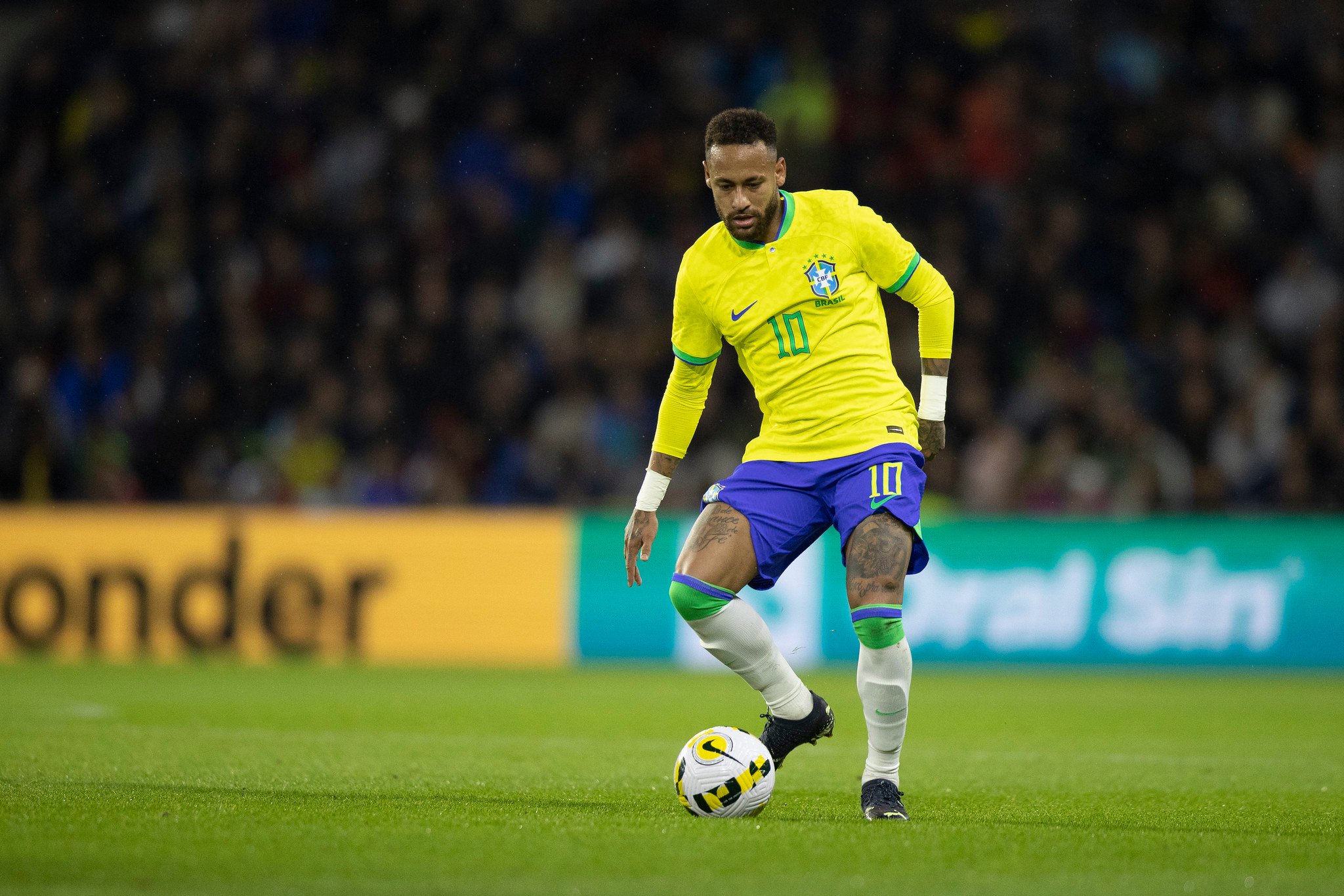 Neymar. Foto: Lucas Figueiredo / CBF