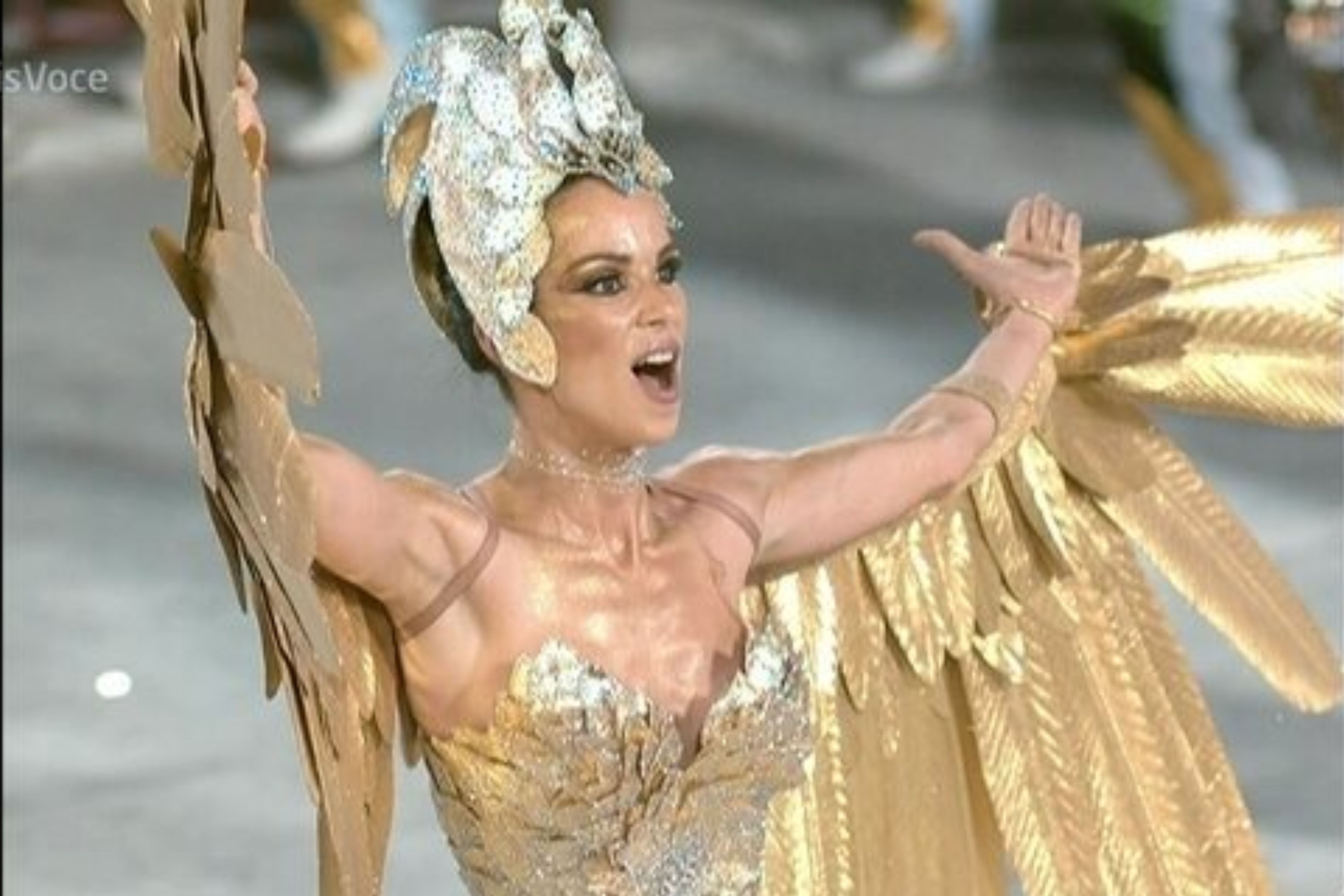 Ana Furtado na Grande Rio. Foto: Reprodução