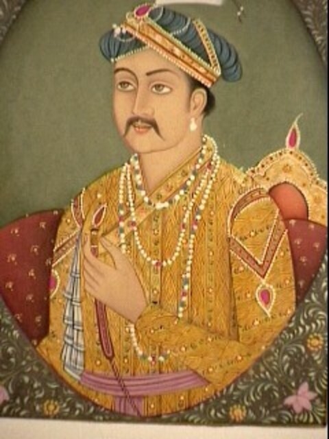Mogul - Governantes do Império Mogol na Índia.
Exemplo: Akbar, o Grande, imperador de 1556 a 1605.
 Reprodução: Flipar
