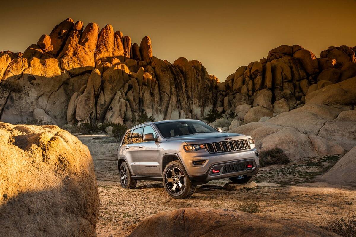 Jeep Grand Cherokee Trailhawk. Foto: Divulgação