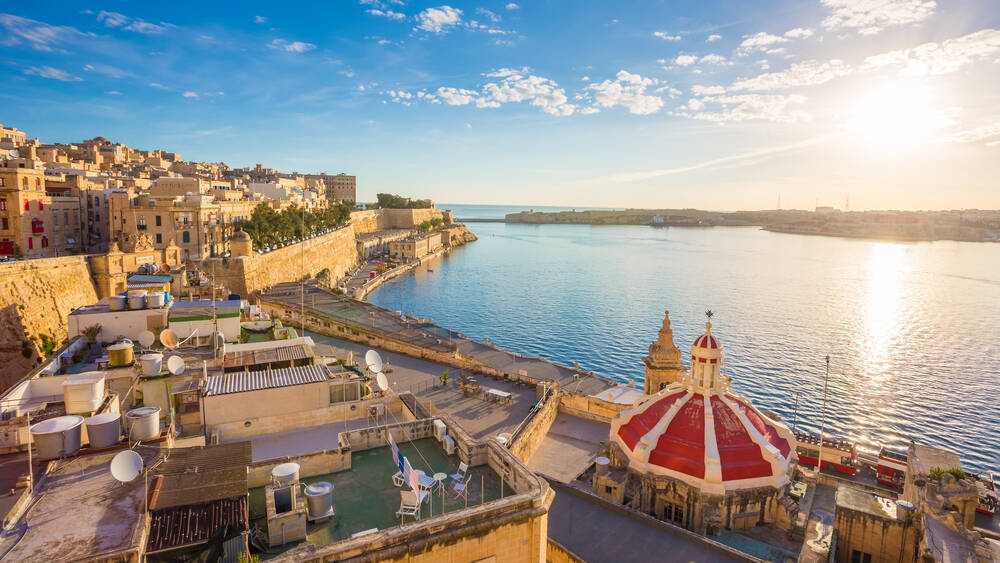 Malta é um dos melhores destinos para se casar e passar a lua de mel na Europa. Foto: shutterstock 