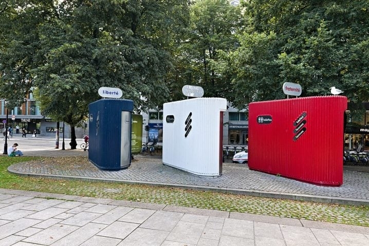 Eles ficam localizados em uma região central de Oslo, capital da Noruega, e já se tornaram atração para turistas que visitam a cidade. Reprodução: Flipar