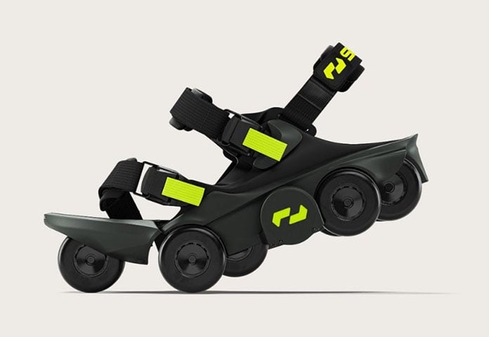 Shift Robotics faz questão de enfatizar que o aparelho não é um skate e, sim, uma espécie de patins. O objetivo, para lá de grandioso, é transformar a mobilidade urbana mundial.  Reprodução: Flipar