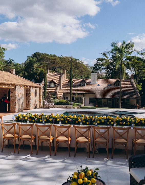 Decoração de pré-casamento de Isis Valverde e Marcus Buaiz. Foto: Reprodução: Instagram/@marcusbuaiz