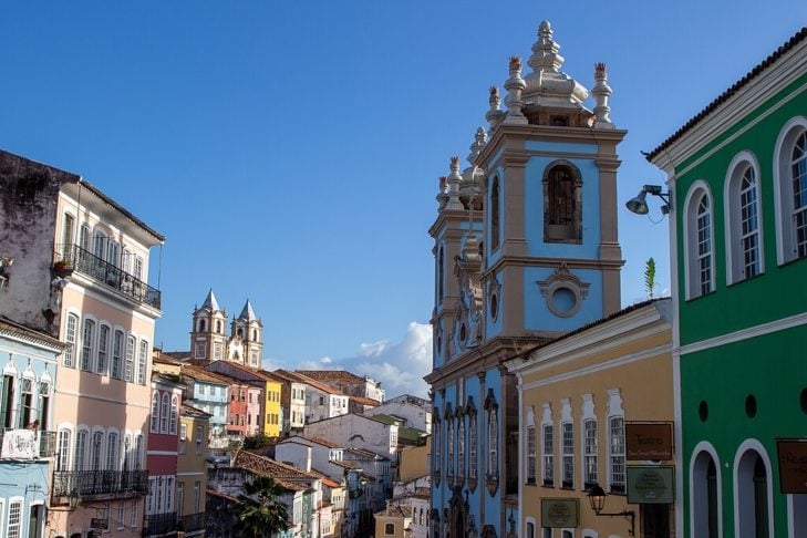 A rica história do Pelourinho remonta ao século 16, quando Salvador foi fundada pelos exploradores portugueses.  Reprodução: Flipar