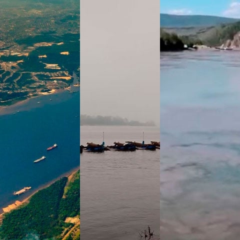 Cerca de 70% da Terra são compostos por água. Mas apenas 3% são de rios e lagos, ou seja, água doce. Problemas ambientais, como seca, desmatamento e aquecimento global, causam preocupação. Saiba quais são os países com mais água doce.  Reprodução: Flipar