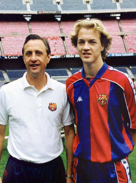 Jordi Cruyff é filho de Johan, ídolo holandês. Foto: Getty Images