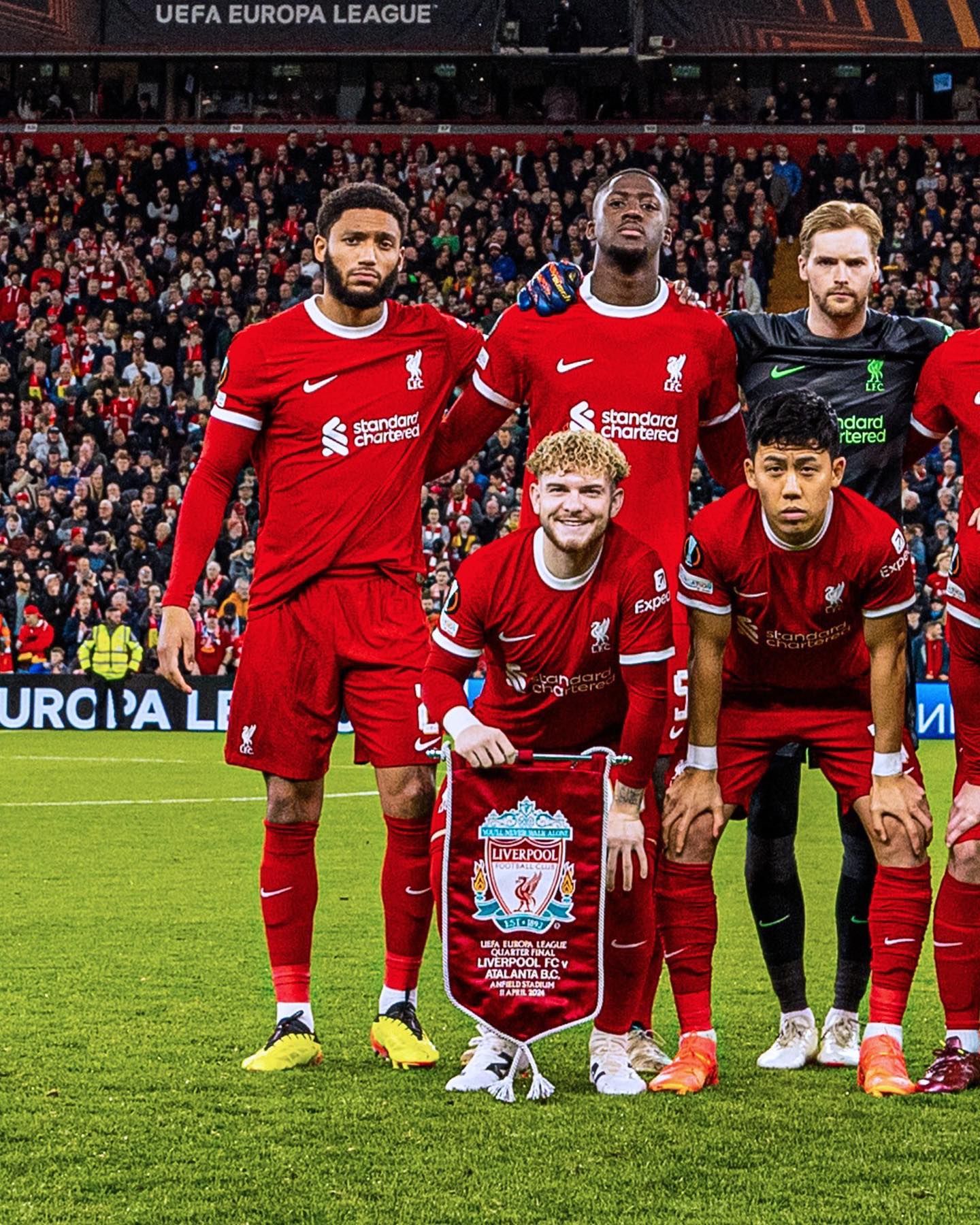 Liverpool x Atalanta Reprodução/Instagram