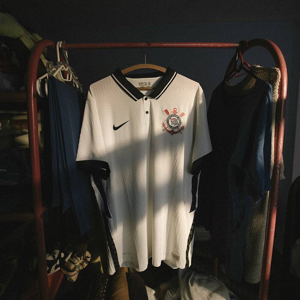 Nova camisa do Corinthians. Foto: Divulgação/Nike