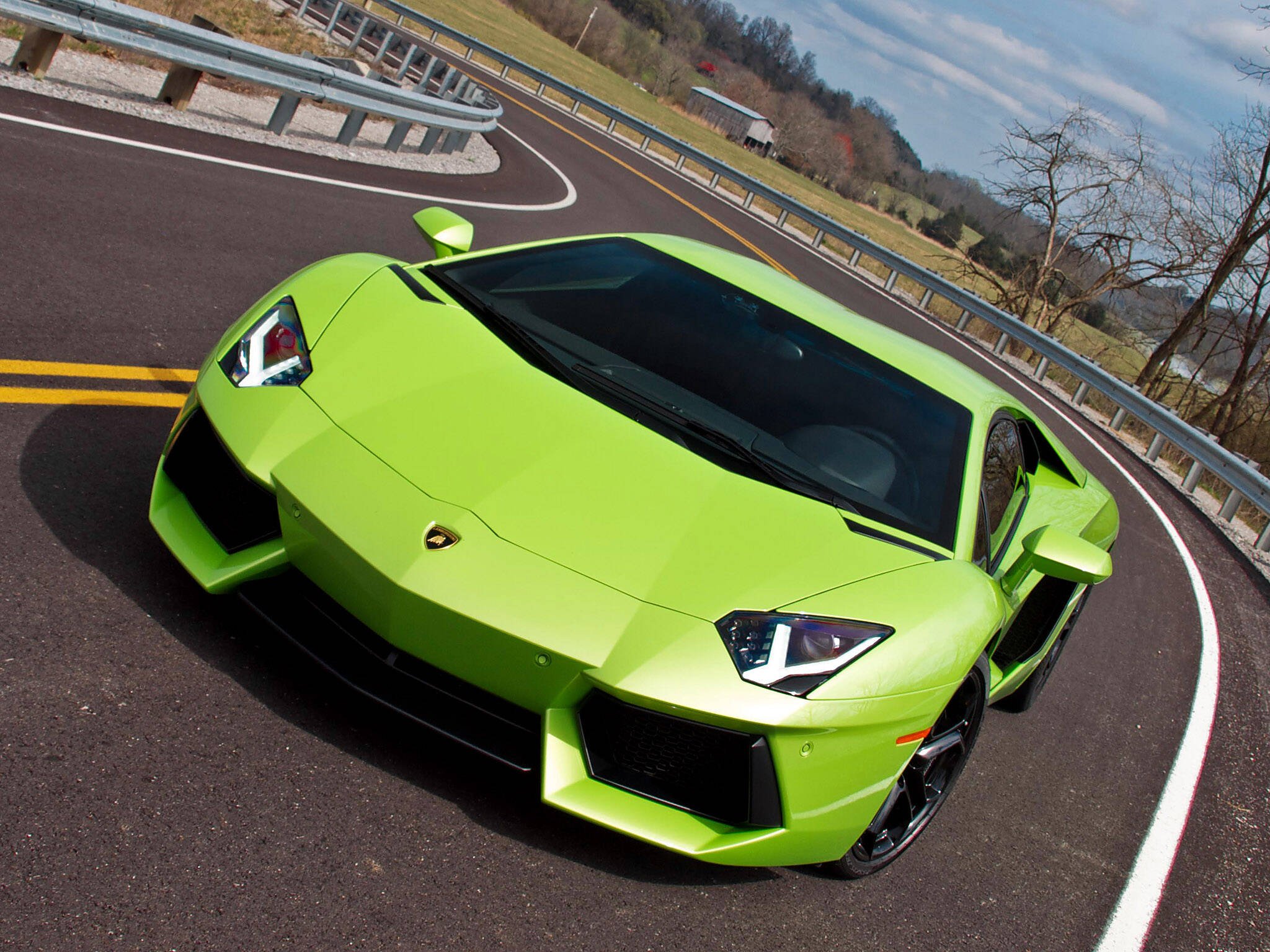 Lamborghini Aventador 2010. Foto: Divulgação