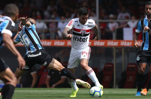 17ª rodada do Campeonato Brasileiro de 2019: São Paulo 0 x 0 Grêmio, no Morumbi. - Foto:Rubens Chiri/ saopaulofc.net