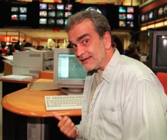 Da mesma forma, quem acompanhava as reportagens do jornalista Maurício Kubrusly também ficou surpreso ao saber que ele sofre do mesmo problema do astro americano.  Reprodução: Flipar