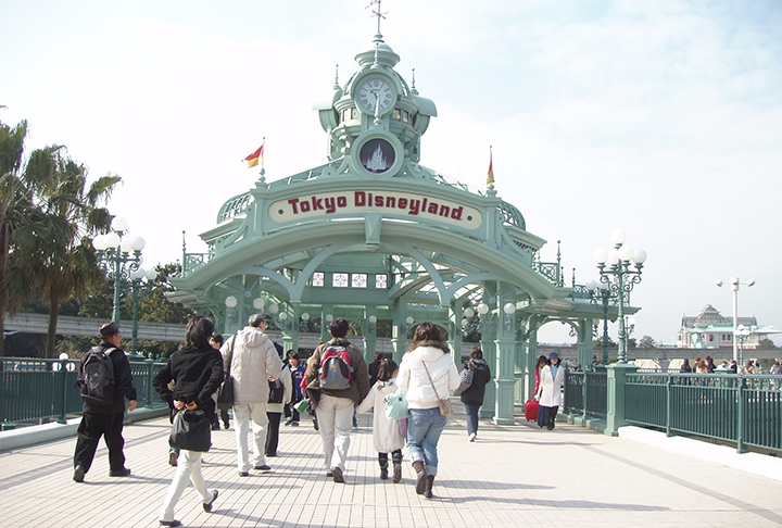 Tokyo Disneyland, em Tóquio, no Japão. 