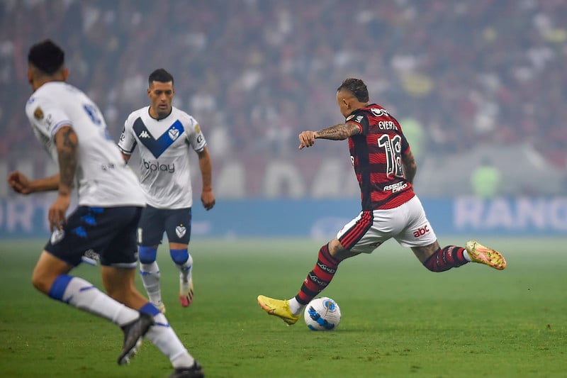 Flamengo x Vélez Sarsfield. Foto: Marcelo Cortes/Flamengo