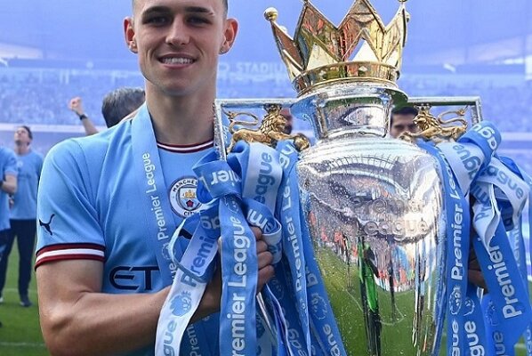 O jovem Phil Foden aparece na oitava posição. O inglês do Manchester City tem valor de mercado de 110 milhões de euros. Foto: Instagram Phil Foden