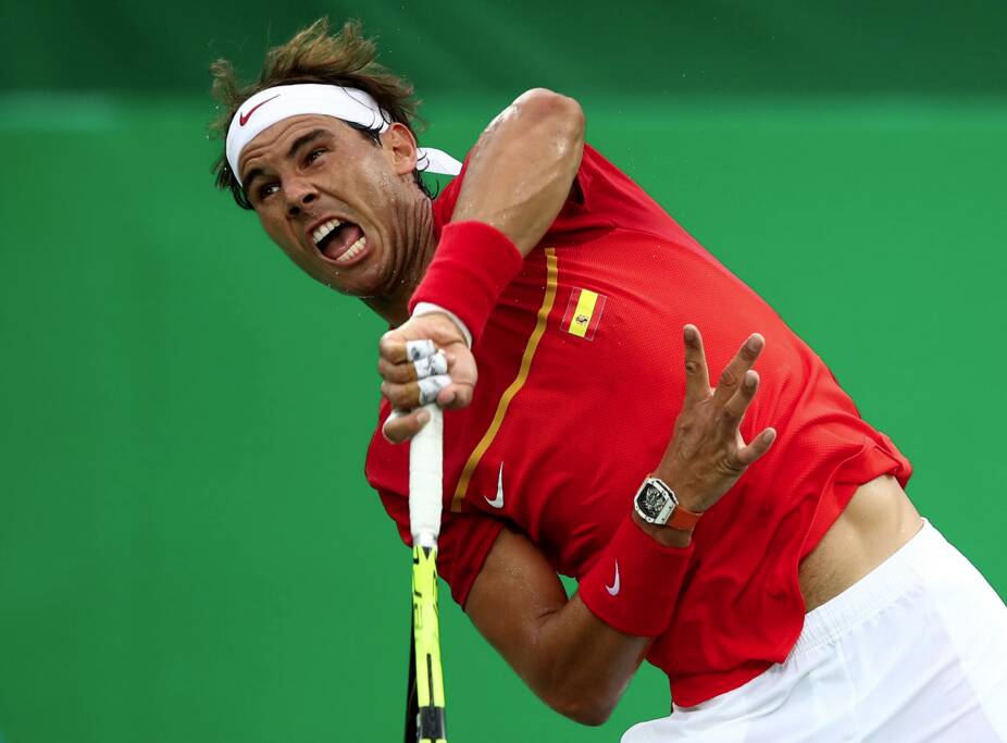 Rafael Nadal venceu na estreia no tênis nas Olimpíadas. Foto: Divulgação/Rio 2016