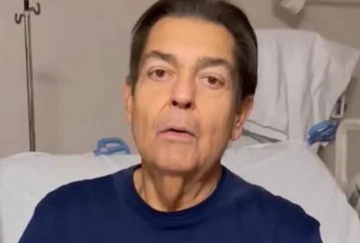 Fausto Silva: O ex-apresentador já precisou passar por um transplante de rim, em fevereiro de 2024,  e de coração, em agosto de 2023, depois de sofrer uma insuficiência cardíaca. Reprodução: Flipar