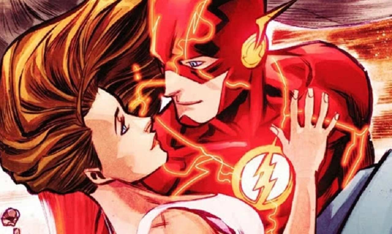 Um deles é Barry Allen, que é o parceiro de Iris. Eles têm uma união forte, sólida e fundamental para o desenvolvimento do universo do personagem mais rápido do mundo. Reprodução: Flipar