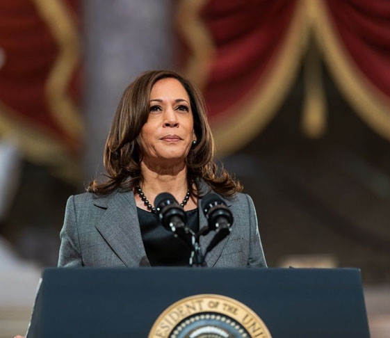 Kamala Harris é a mais citada com 8%, seguida pelo senador Bernie Sanders e por Robert Kennedy Jr. - ambos com 7%. Reprodução: Flipar