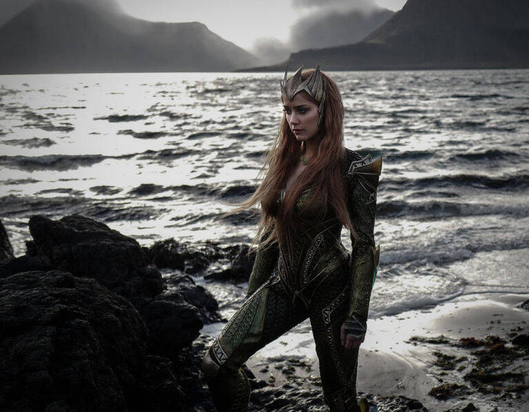 Amber Heard e Jason Momoa falam sobre o filme "Aquaman". Foto: Divulgação/Imdb