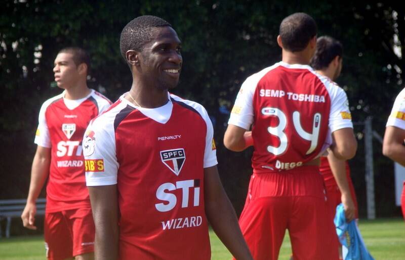Atacante Negueba pode finalmente fazer sua estreia pelo São Paulo neste domingo, contra a Portuguesa. Foto: Divulgação/SPFC