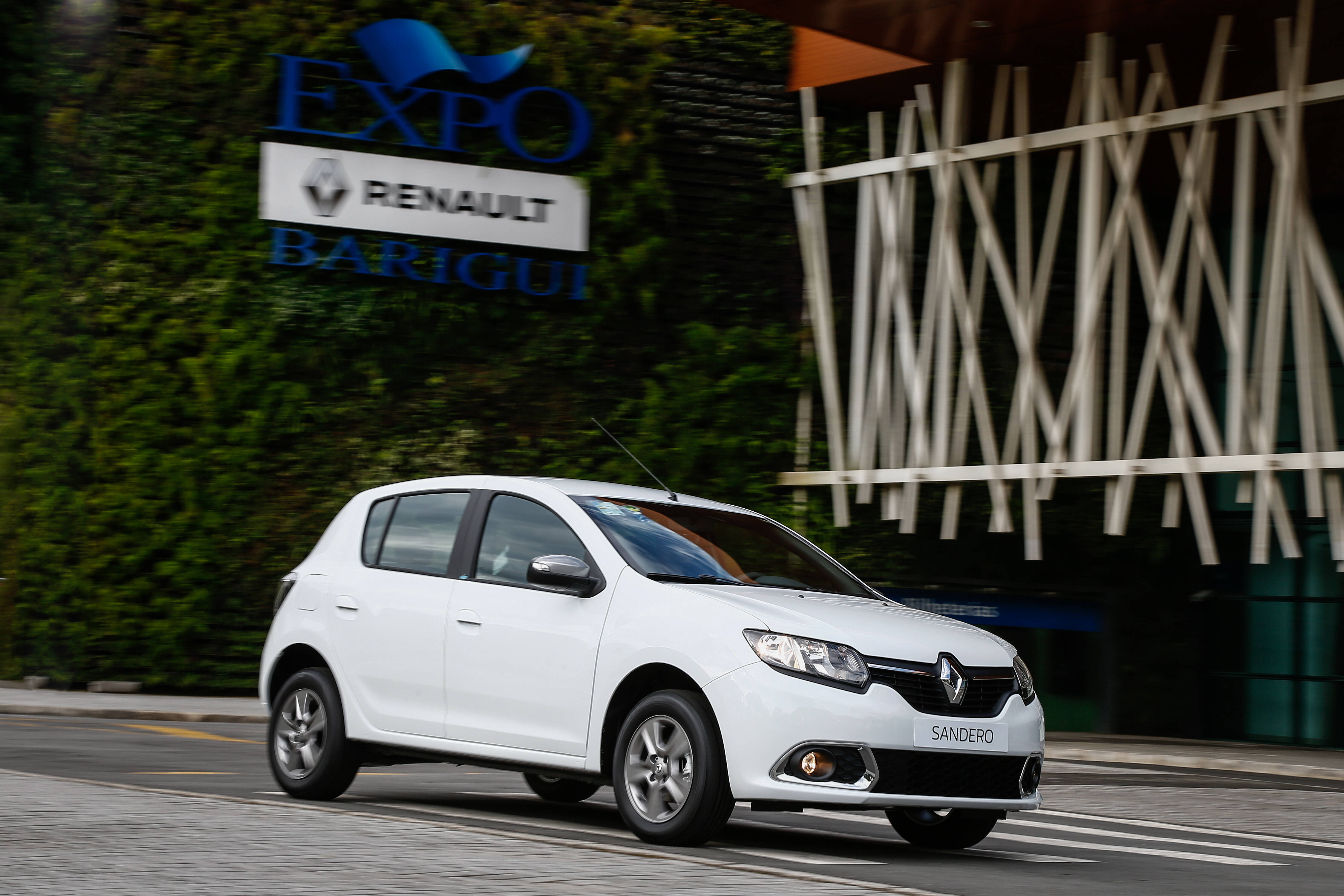 Renault Sandero 1.0. Foto: Divulgação