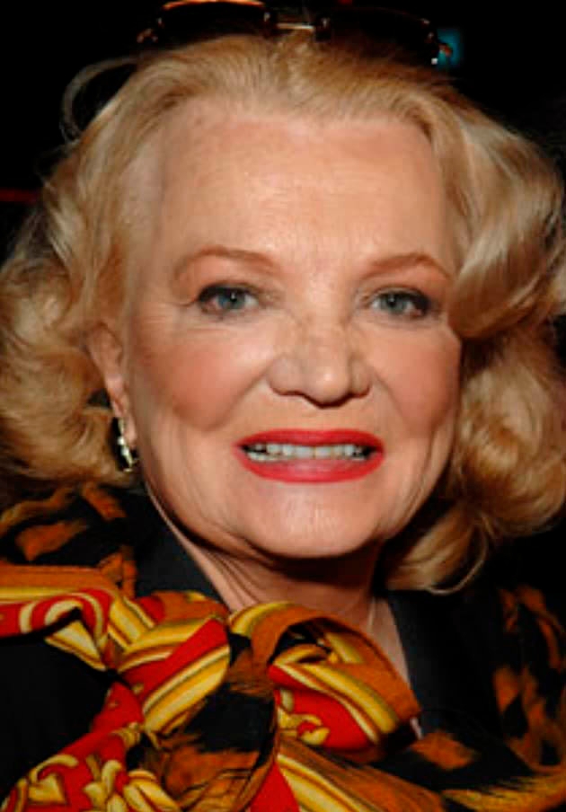 Gena Rowlands - 93 anos. Nasceu em 19/6/1930 em Winsconsin (EUA). Seu último filme foi em 2017. Um ano antes (2016), Gena havia ganhado um Oscar honorário pelo conjunto da carreira.  Reprodução: Flipar