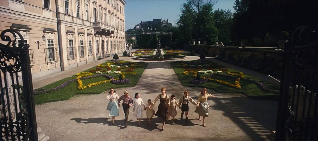 O jardim fez ainda mais sucesso depois de ter sido cenário do filme clássico "A Noviça Rebelde", em 1965. Foto: 20th Century Fox