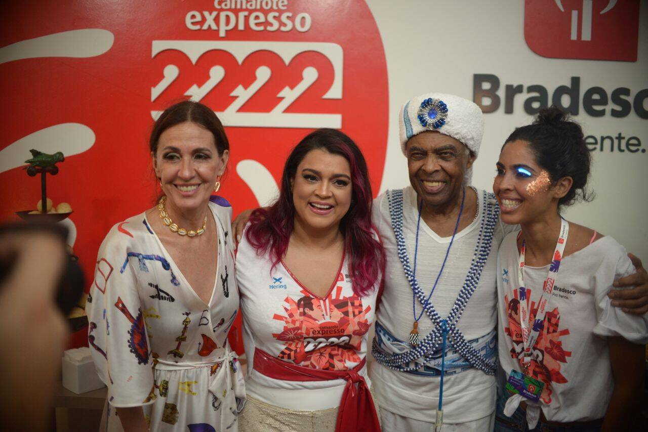 Família GIl no Camarotes Expresso 2222 na terça (13). Foto: Jackson Martins/ AGFPontes/ Divulgação