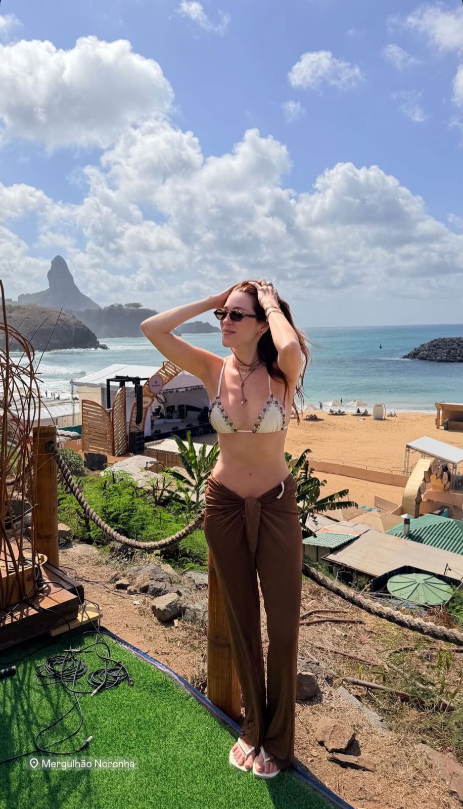 Ana Clara em Fernando de Noronha. Foto: Instagram/@anaclaraac