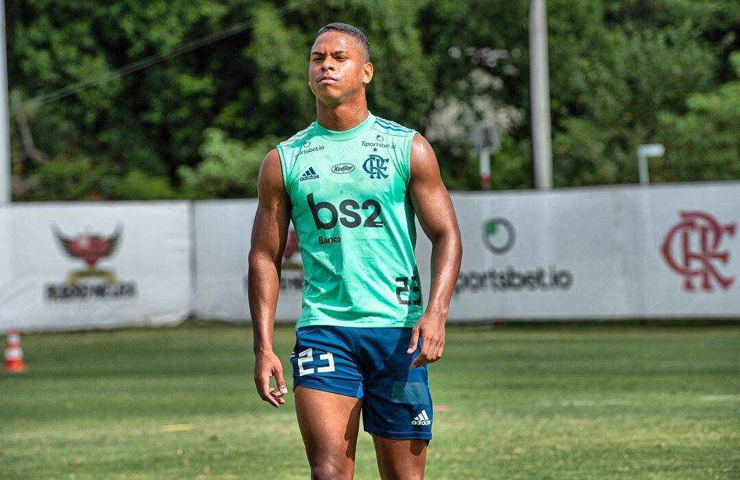Jogador do Flamengo. Foto: Instagram