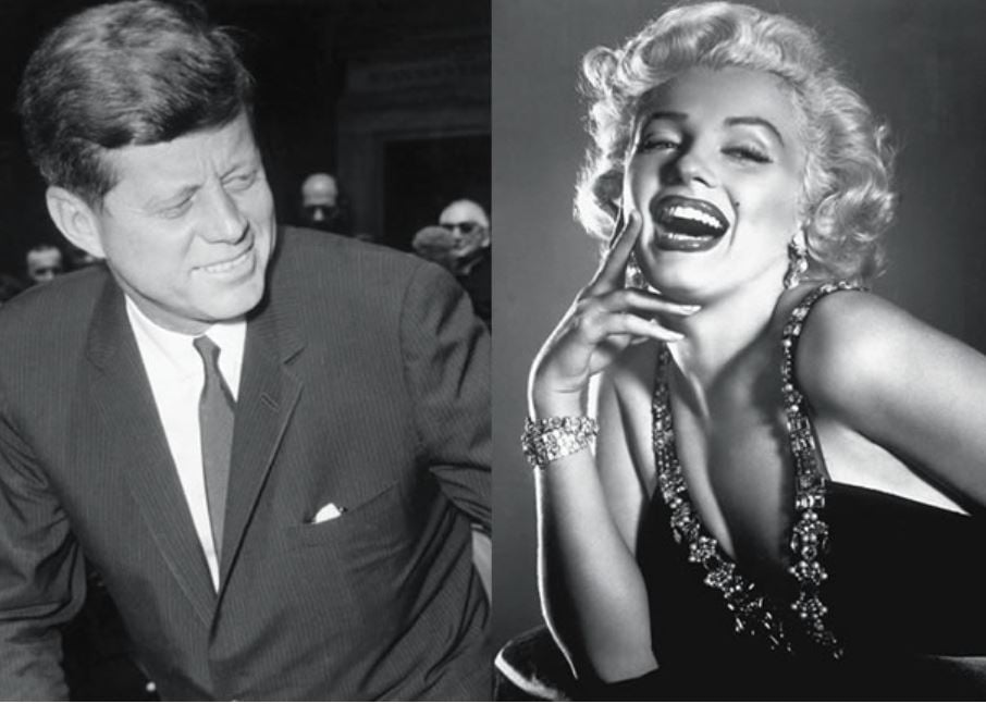 Todos comentavam sobre os supostos relacionamentos amorosos de Marilyn com Robert Kennedy, e até com o irmão dele, o presidente John Kennedy.  Reprodução: Flipar